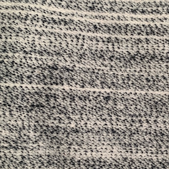 ANTHROPOLOGIE Gray & White Moto Jacket size small - Picture 6 of 6